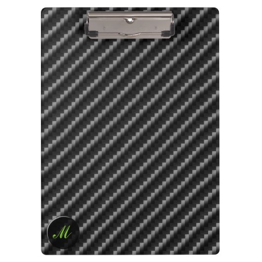 カーボン繊維のスタイル クリップボード (正面)