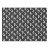 カーボン繊維のプリントのスタイルのはっきりしたな陰陽 テーブルクロス (正面(横))