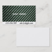 カーボン繊維の名刺 名刺 (正面/裏面)