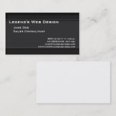 カーボン繊維の専門の名刺 名刺 (正面/裏面)