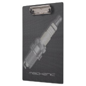 カーボン繊維の点火プラグ車整備士 クリップボード (左)