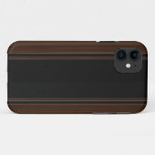 カーボン繊維及び暗い木製のiPhone 5の箱 Case-Mate iPhoneケース (裏面(横))