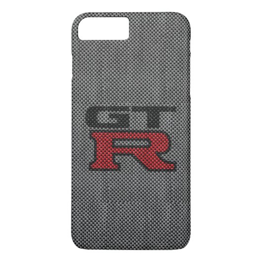 カーボン繊維日産GTR Case-Mate iPhoneケース (裏面)