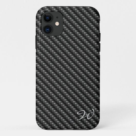 カーボン繊維2のSpeckの場合 Case-Mate iPhoneケース (裏面)