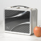 カーボン繊維3のステンレス製のお弁当箱 メタルランチボックス (インサイチュ)