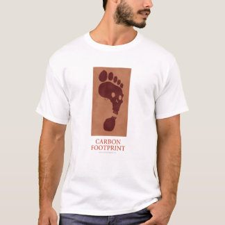 カーボン足跡のワイシャツ Tシャツ