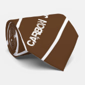 カーボン込み合いのタイ ネクタイ (ロール)