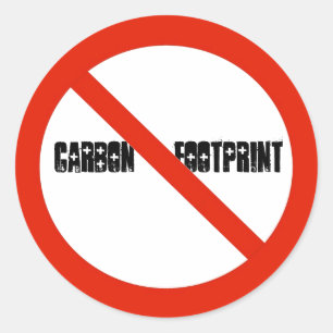 カーボンFootPrintシールなし ラウンドシール