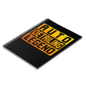 カーポリッシャーと自動詳細凡例 ノートブック (左側)