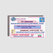 カーマグネット7 x 12長方形