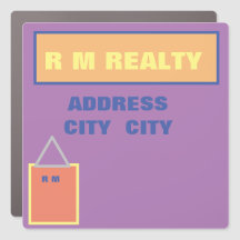 カーマグネット7 x 7長方形