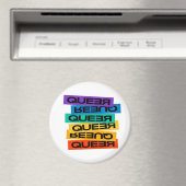カーマグネット.LGBT+プライド同性愛者。ボタン マグネット (インサイチュ (食洗機))