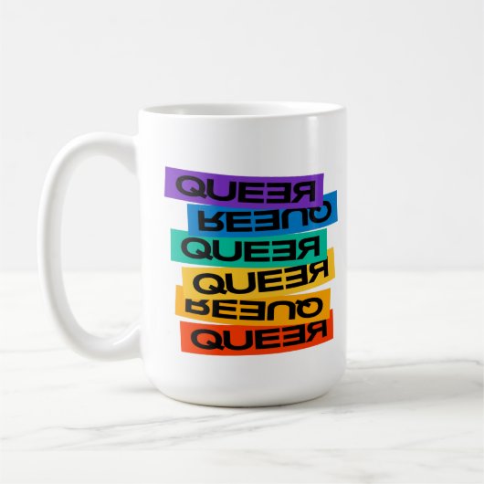 カーマグネット。LGBT+プライド。同性愛者 コーヒーマグカップ (左)