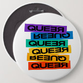 カーマグネット。LGBT+プライド。同性愛者 缶バッジ (正面&裏面)