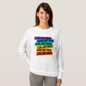 カーマグネット。LGBT+プライド。同性愛者 Tシャツ (正面フル)