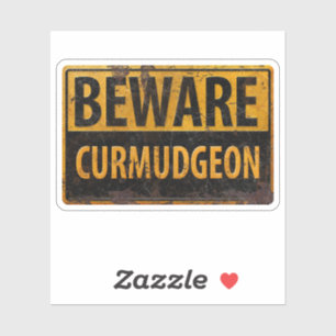 カーマドンラスティ金属危険警告標識 シール