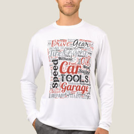 カーマニアのためのワードクラウド トライブレンドTシャツ