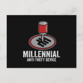 カーマニュアルトランスミッションシフトギア シーズンポストカード (正面)