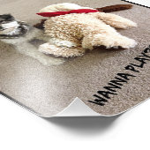 カーマパーソナライズされたイン写真6 x 6 フォトプリント            (角)