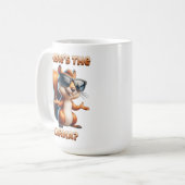 カーマリスおもしろいルの陰影 コーヒーマグカップ (正面左)