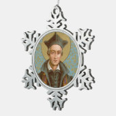 カーマーティンの聖イボ(BK 015) スノーフレークピューターオーナメント (右)