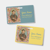 カーマーティンの聖イボ(BK 015) バッジ (正面＆裏面)