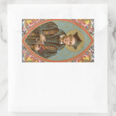 カーマーティンの聖イボ(BK 015) 長方形シール (バッグ)