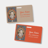 カーマーティンの聖イボ(M 005) バッジ (表裏)