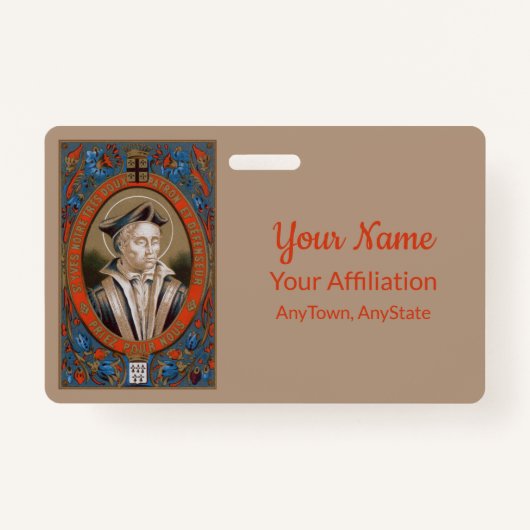 カーマーティンの聖イボ(M 005) バッジ (正面)