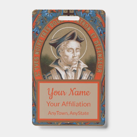 カーマーティンの聖イボ(M 005) バッジ (正面)