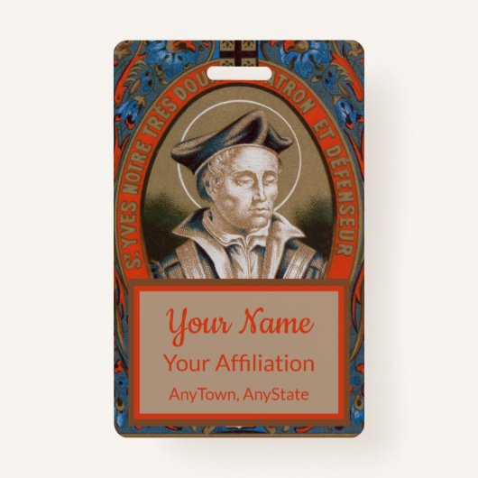 カーマーティンの聖イボ(M 005) バッジ (正面)