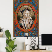 カーマーティンの聖イボ(M 005) ポスター (ホームオフィス)