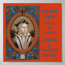 カーマーティンの聖イボ(M 005) ポスター