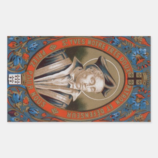 カーマーティンの聖イボ(M 005) 長方形シール (正面)