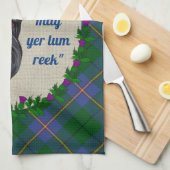 カーミケスコッツドッグキッチンタオル キッチンタオル (四つ折り)