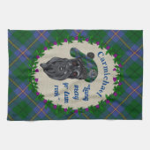 カーミケスコッツドッグキッチンタオル キッチンタオル (横)