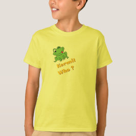 カーミットは誰? | 面白いサッシーなカエル グラフィックTシャツ Tシャツ