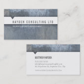 カーミニマルドシンプルモダンの灰色のコンクリート 名刺 (正面/裏面)