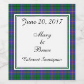 カーミハスコティッ結婚トのワインラベル ワインラベル (シングルラベル)