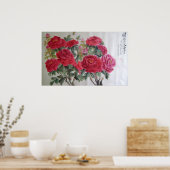 カーミン牡丹 ポスター (キッチン)