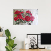 カーミン牡丹 ポスター (ホームオフィス)