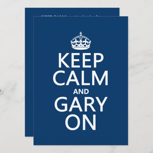 カームオン 招待状 (正面/裏面)