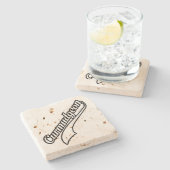 カームジオン ストーンコースター (横)