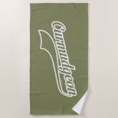 カームジオン ビーチタオル (正面)