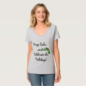 カームホリデーズ引用文女子シャツ Tシャツ (正面フル)