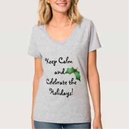 カームホリデーズ引用文女子シャツ Tシャツ