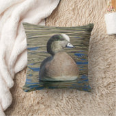 カームワイルドバードブラウンダックレイクハウス クッション (ブランケット)