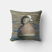 カームワイルドバードブラウンダックレイクハウス クッション (正面)
