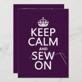 カーム&シューオン 招待状 (正面/裏面)