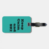 カーム&SKI引用文ラゲージタグ ラゲッジタグ (裏面横)